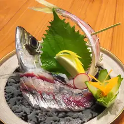 鯵の活き造り