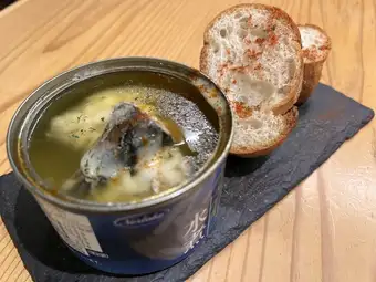 サバ缶のチーズアヒージョ