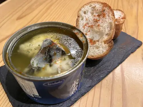 サバ缶のチーズアヒージョ