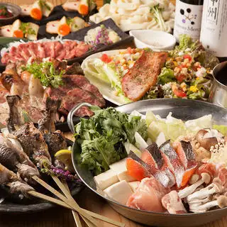 ビールも選択可能な飲み放題付き宴会向けコースが大人気☆