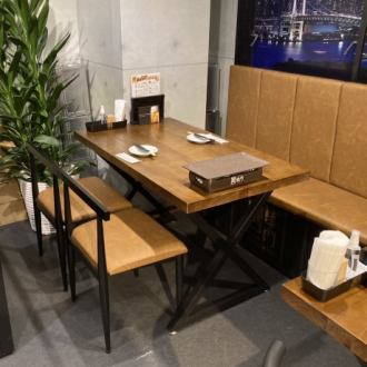 4名用のお席！プライベートの利用に最適！