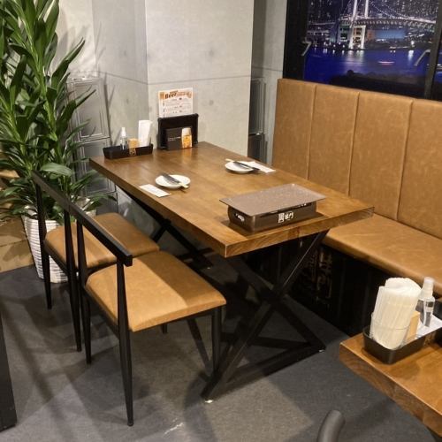 4名用のお席！プライベートの利用に最適！