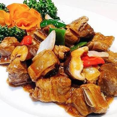 スペアリブの甘酢煮込み