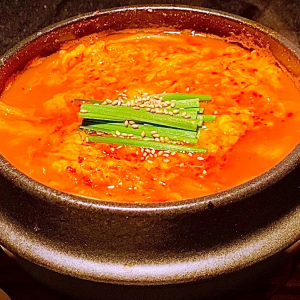 Kimchi chige soup