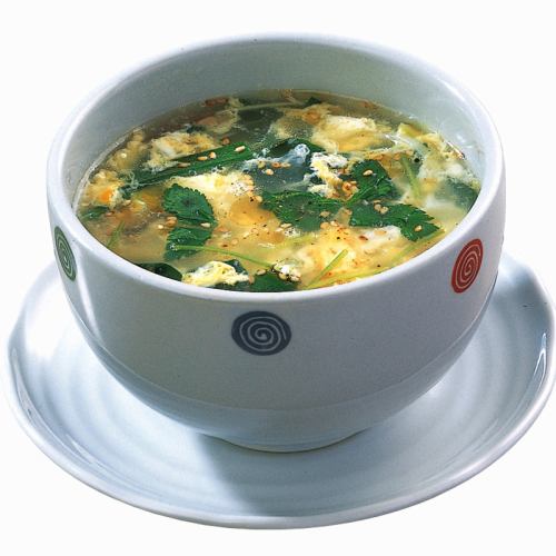 Egg and vegetable soup