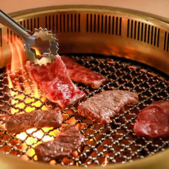 平日限定(月~金)!焼肉食べ放題!4160円税込コース※100分制(L.O.30分前)