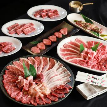 【肉！肉！肉！】全10品とくとくコース　２時間飲み放題付き　5,500円≪要前々日予約≫