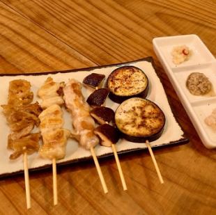 串焼き5種盛り合わせ