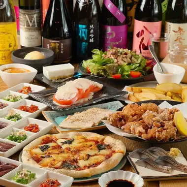 [For groups of 9 or more] Fermented Gourmet Course with all-you-can-drink (54 types of drinks including beer and beer cocktails)