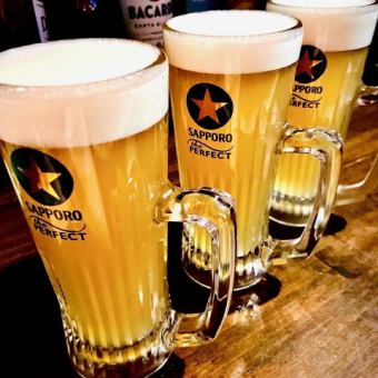 【适合各种宴会☆附3小时无限畅饮！】套餐6,600日元（含税）♪