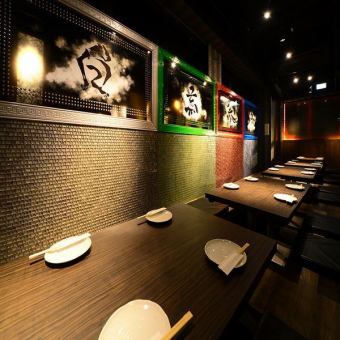 Groups will also show you in private rooms! Gorgeous decoration and Japanese modern space can be used widely from private drinking party to company party party ☆ Please spend quality time in the preeminent designer space.