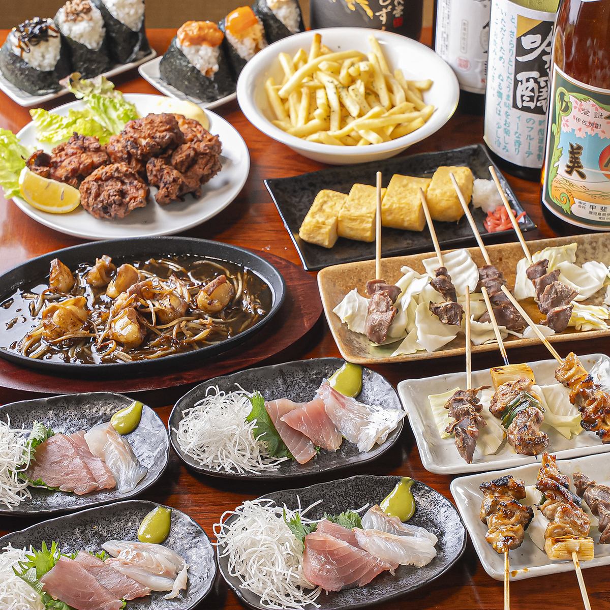 近江牛や新鮮な魚介を心ゆくまで堪能できる！地元食材にこだわった本格炭火焼のお店♪