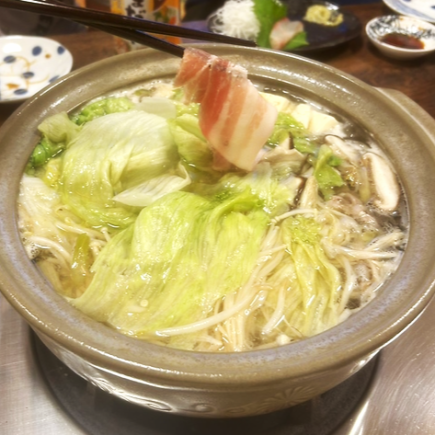 90分飲み放題付！鹿児島特産黒豚のねぎしゃぶ6800円(税込)コース※カード決済不可