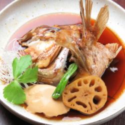 鯛兜(あら炊き、骨蒸し)