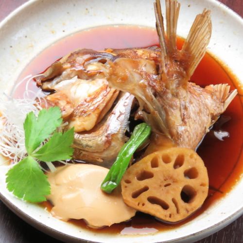 鯛兜(あら炊き、骨蒸し)