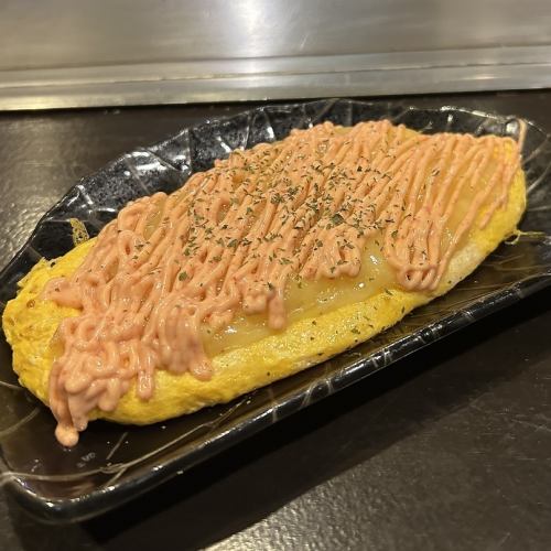 明太子チーズオムレツ