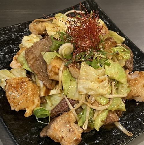 3種焼き(ホルモン・レバー・カルビ)