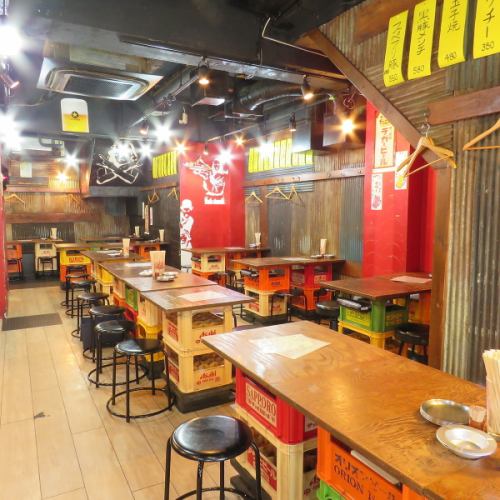 【Authentic meat dishes in the bar-bar area】 10 seats after the name even OK