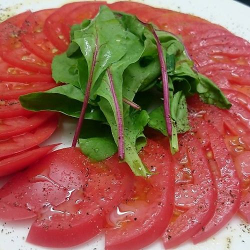 tomato carpaccio salad