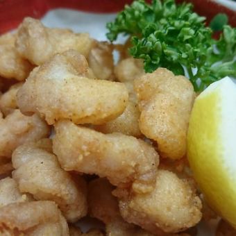 Deep-fried cartilage / cold tofu of domestic soybeans