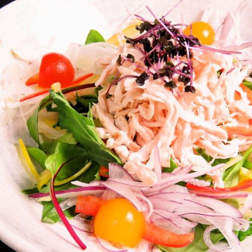 Steamed Chicken Healthy Salad