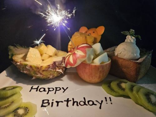 大人気♪ハニートーストで主役が喜ぶデザートプレート！