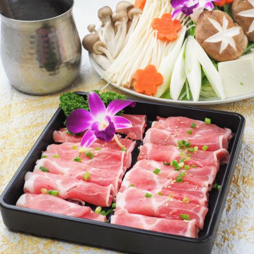 Pork shabu-shabu