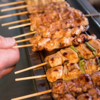 定番宴会◎焼き鳥やチキン南蛮など全8品【お手軽コース】3h飲み放題3500円