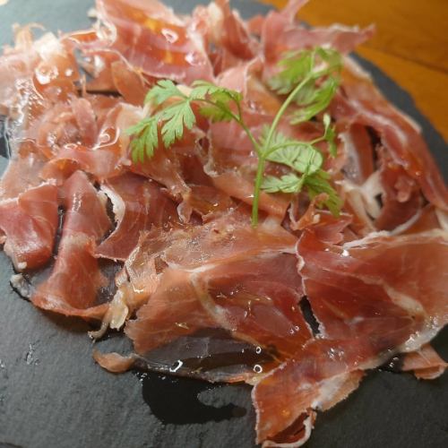 Raw ham shaved to order Jamon Teruel