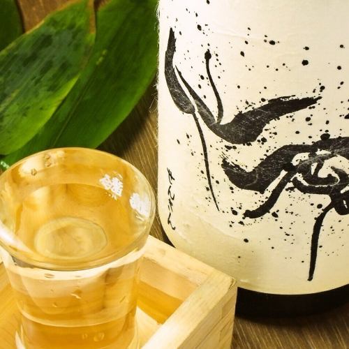 豊富に日本酒を取り揃え