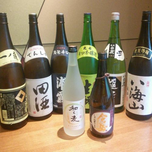 【Carefully selected】 Offering sticky sake at reasonable prices