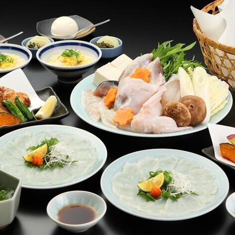 【1番人気／ふぐコースA】ふぐの王道料理を愉しめます
