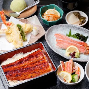 【期間限定／かに・うなぎセット】こだわりの「蟹」と夏の味覚「国産鰻」を気軽に楽しむ