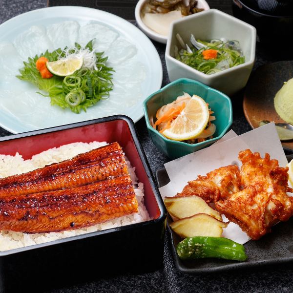 【ふぐ・うなぎセット】当店一押しの「ふぐ」と夏の味覚「国産鰻」を贅沢に楽しむ