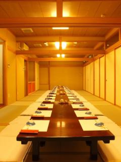 地下のお部屋。大人数の会社宴会にオススメです。