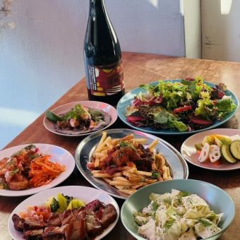 【2h生ビール飲み放題付き！】プレミアムコース　9名様まで