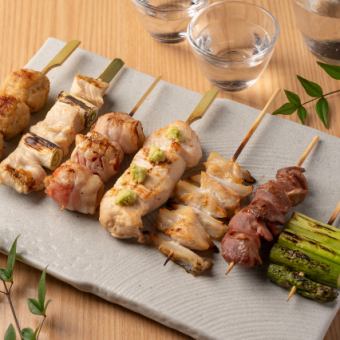 串焼き8本盛り合わせ