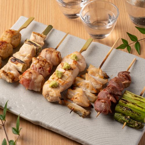 串焼き8本盛り合わせ