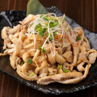 名古屋コーチンの鳥皮ポン酢