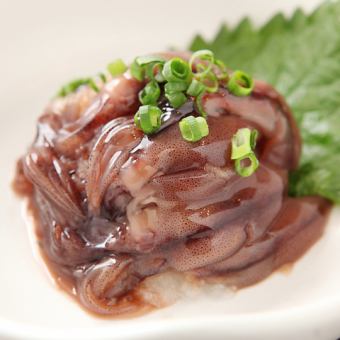 うなぎの肝の旨煮　／　ホタルイカ沖漬け