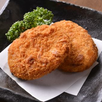 カリカリポテトフライ　／　飛騨牛コロッケ(二個)