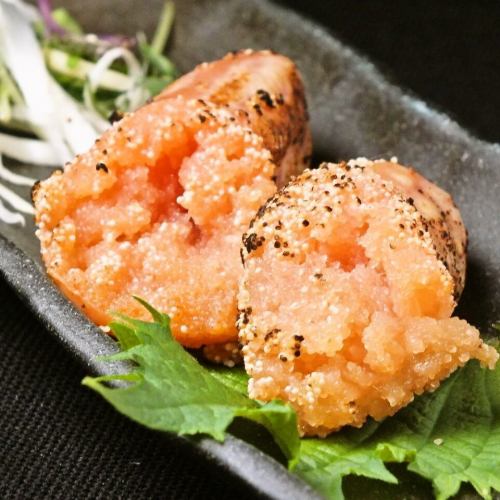 炙り明太子　／　えいひれ炙り