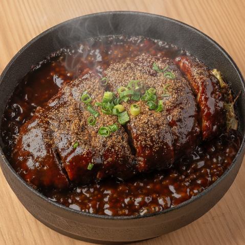 名古屋コーチンむねの鉄板みそかつ