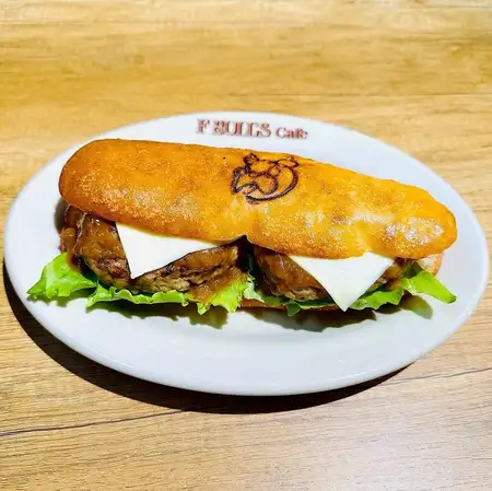 チーズハンバーグサンド