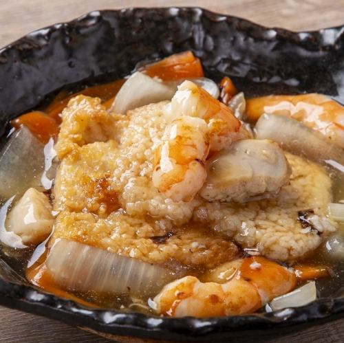 海鮮おこげ