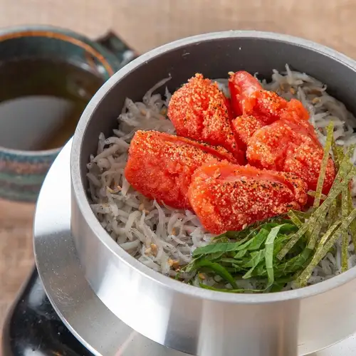 明太しらす釜飯