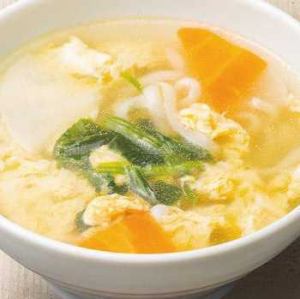 玉子と野菜のおうどん