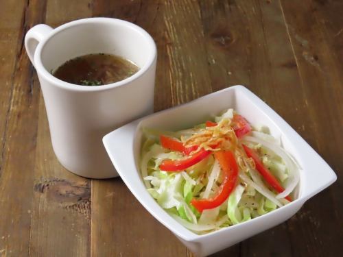 【E】サラダ&スープセット