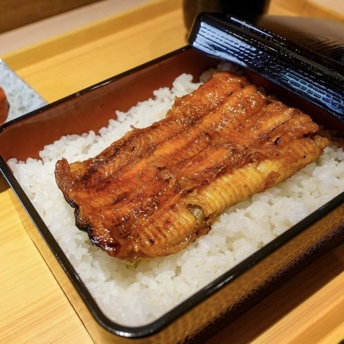 Japanese Unaju (First Time) - Half-sized eel used, comes with pickles and miso soup