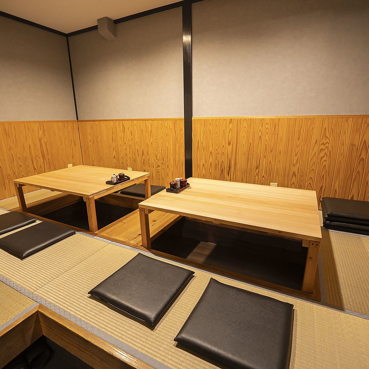 お子様でも安心してお座りいただける掘りごたつ席♪